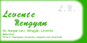 levente mengyan business card