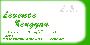 levente mengyan business card